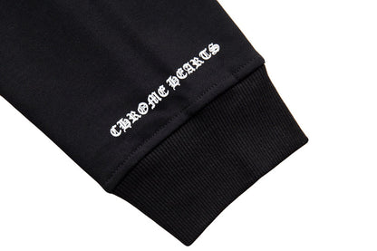 Chrome Hearts  Red Horseshoe Logo Zip Up Hoodie 5005