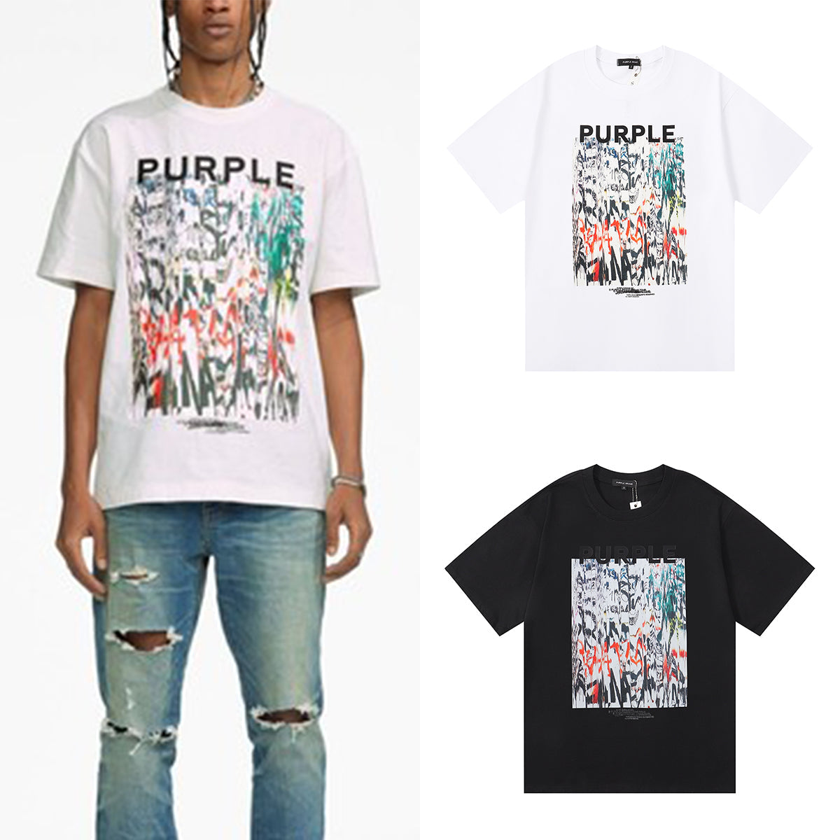 パープル 2024 新Tシャツ 3010 
