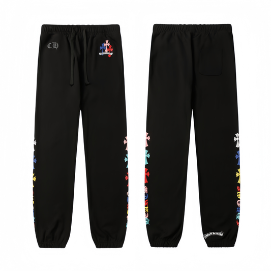 Chrome Hearts Multicolor Cross Sweatpants