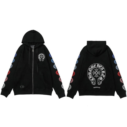 CH-Chrome Hearts Zip Up Hoodie K5011