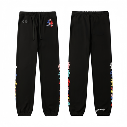 Chrome Hearts Multicolor Cross Sweatpants