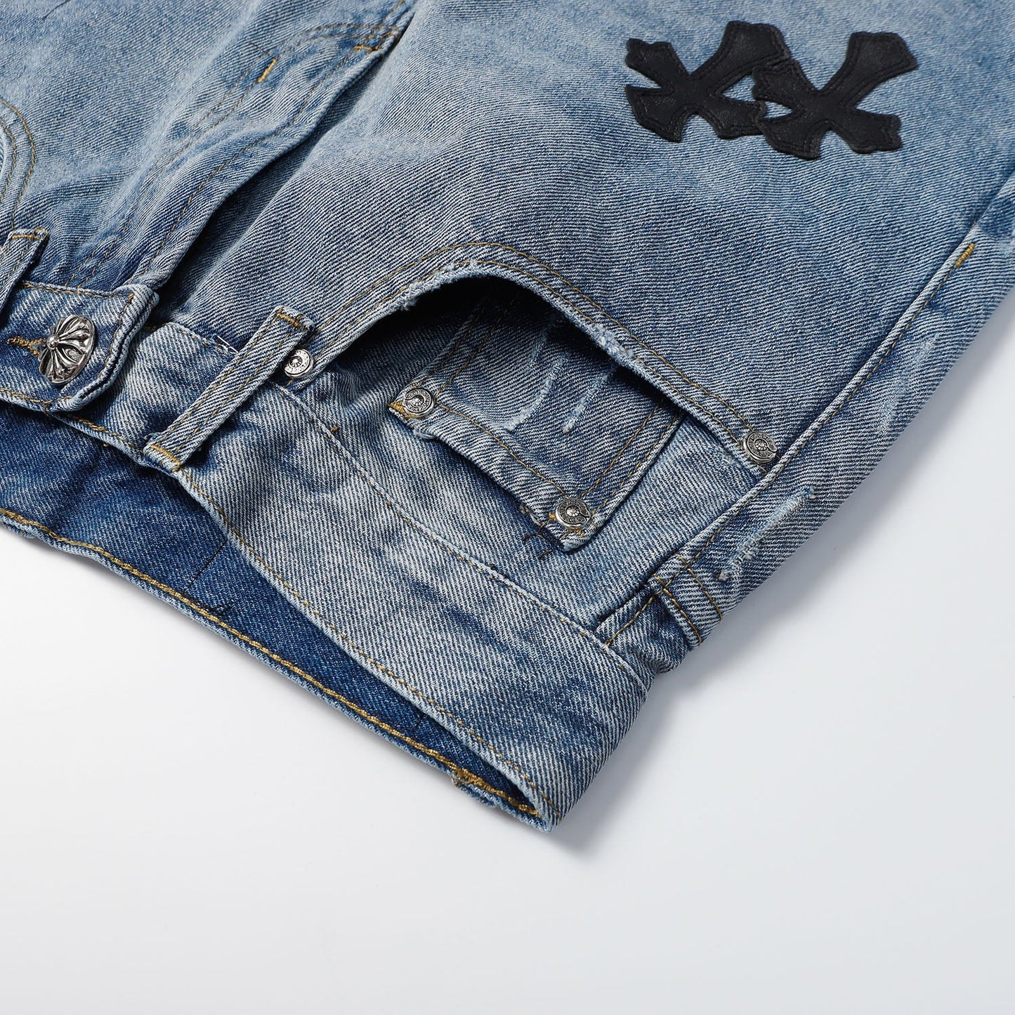 Chrome Hearts New Denim shorts 9920