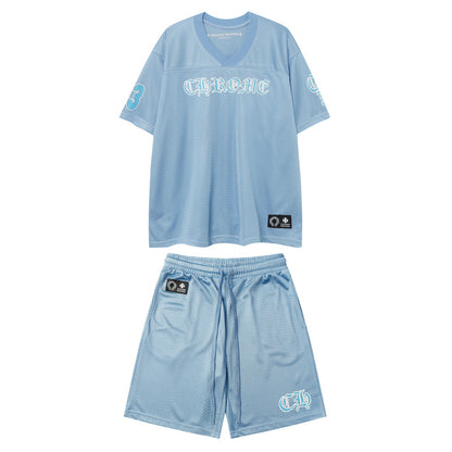 CH-Chrome Hearts New T-shirt and Shorts Suit 9996