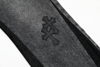 Chrome Hearts Gallery Dept Cross Patch Flare Denim Jeans