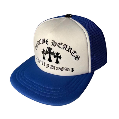 Chrome Hearts Hollywood Cross "King Taco" Trucker Cap