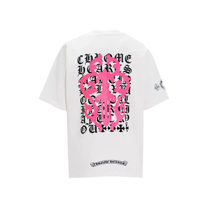 Chrome Hearts Script Dagger Logo Short Sleeve Tee 6025