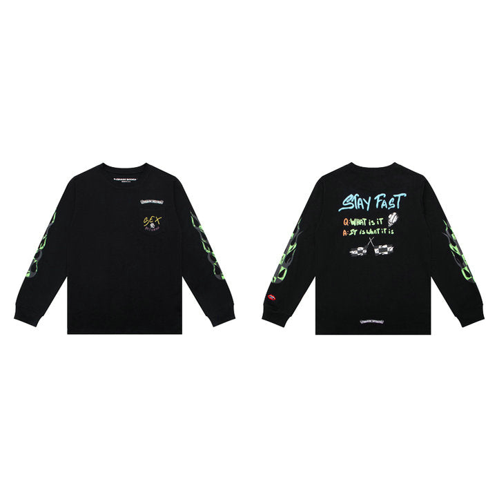 CH-Chrome Hearts Men's Long-Sleeve T-shirt Sweatshirt K8004