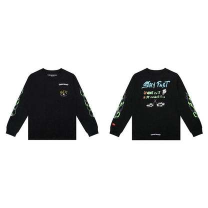 CH-Chrome Hearts Men's Long-Sleeve T-shirt Sweatshirt K8004