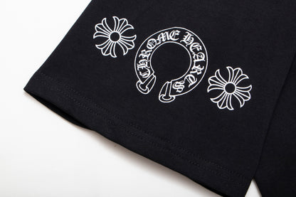 Chrome Hearts Script Dagger Logo Short Sleeve Tee 6025