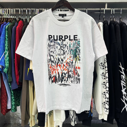 パープル 2024 新Tシャツ 3010 