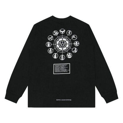 CH-Chrome Hearts Men's Long-Sleeve T-shirt Sweatshirt K8007