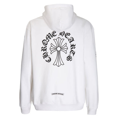 Chrome Hearts Letter Printed Long Cross Flower Arm Zipper Sweatshirt 5007