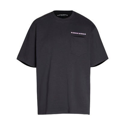 Chrome Hearts USA Script Logo Short Sleeve T-Shirt Tee 6050
