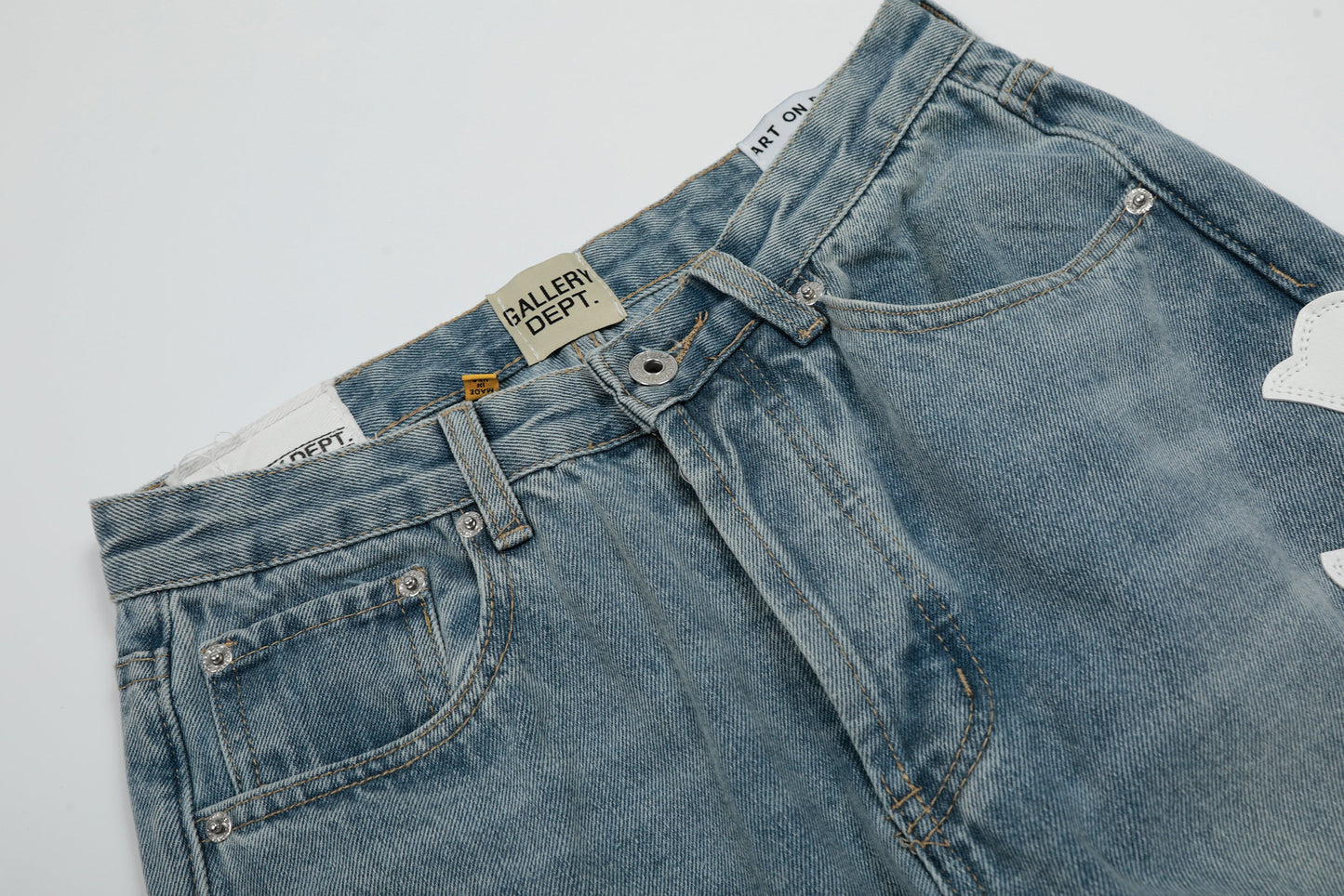Chrome Hearts Gallery Dept Cross Patch Flare Denim Jeans 8146