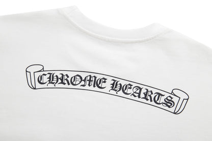Chrome Hearts Multi-Color Cemetery Cross Short Sleeve T-shirt 6052
