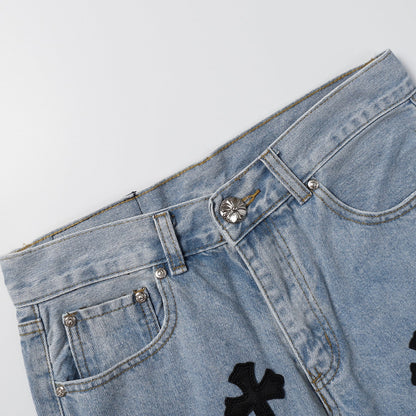 Chrome Hearts New Denim shorts 9926