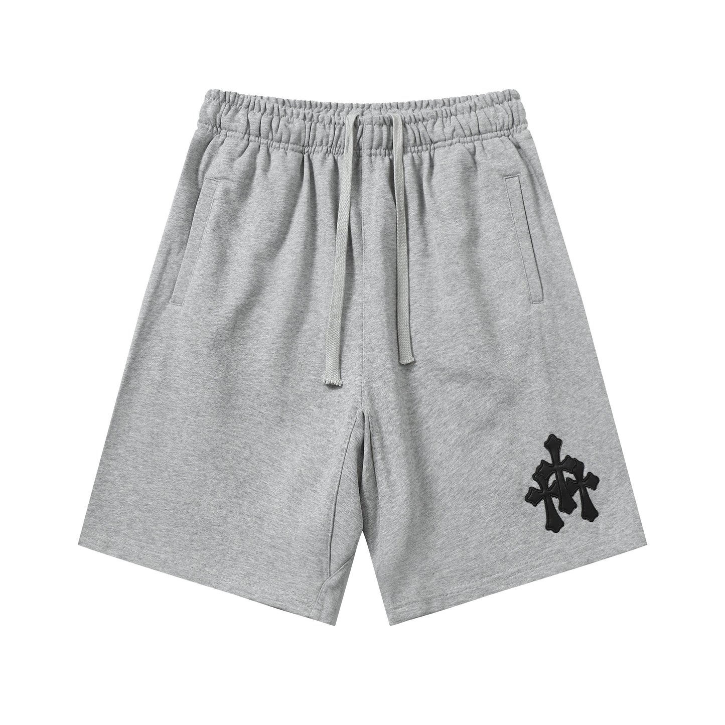Chrome Hearts Cemetery Leather Cross Patch Paper Jam Shorts