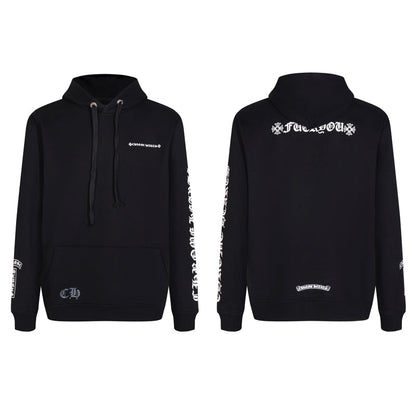 Chrome Hearts  Matty Boy Shoulder Logo Hoodie 7033