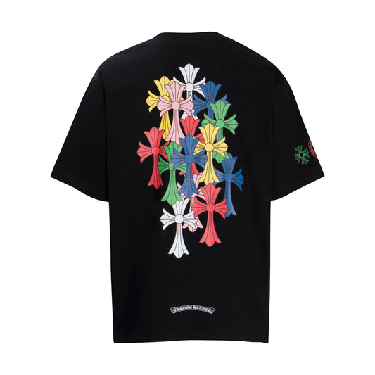 Chrome Hearts Multi Color Cross Cemetery T-shirt 6016