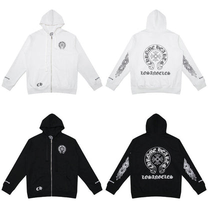 CH-Chrome Hearts Zip Up Hoodie K5009