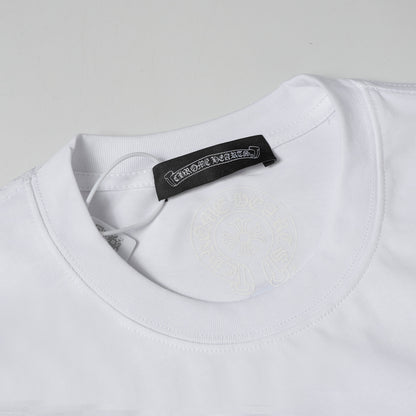 Chrome Hearts Triple Cross Logo Short Sleeve T-shirt 2237