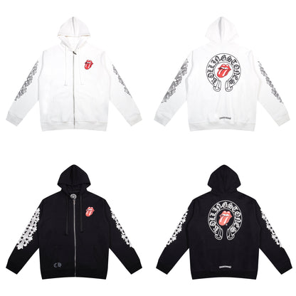 CH-Chrome Hearts Zip Up Hoodie K4