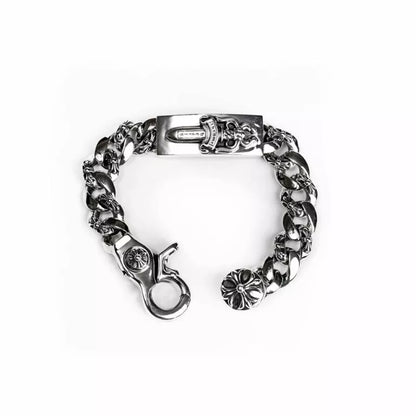 Chrome Hearts DAGGER ID FANCY LINK CLIP BRACELET -6