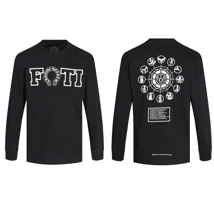 CH-Chrome Hearts Men's Long-Sleeve T-shirt Sweatshirt K8007