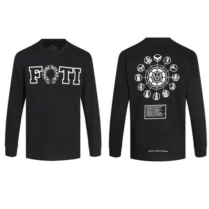 CH-Chrome Hearts Men's Long-Sleeve T-shirt Sweatshirt K8007