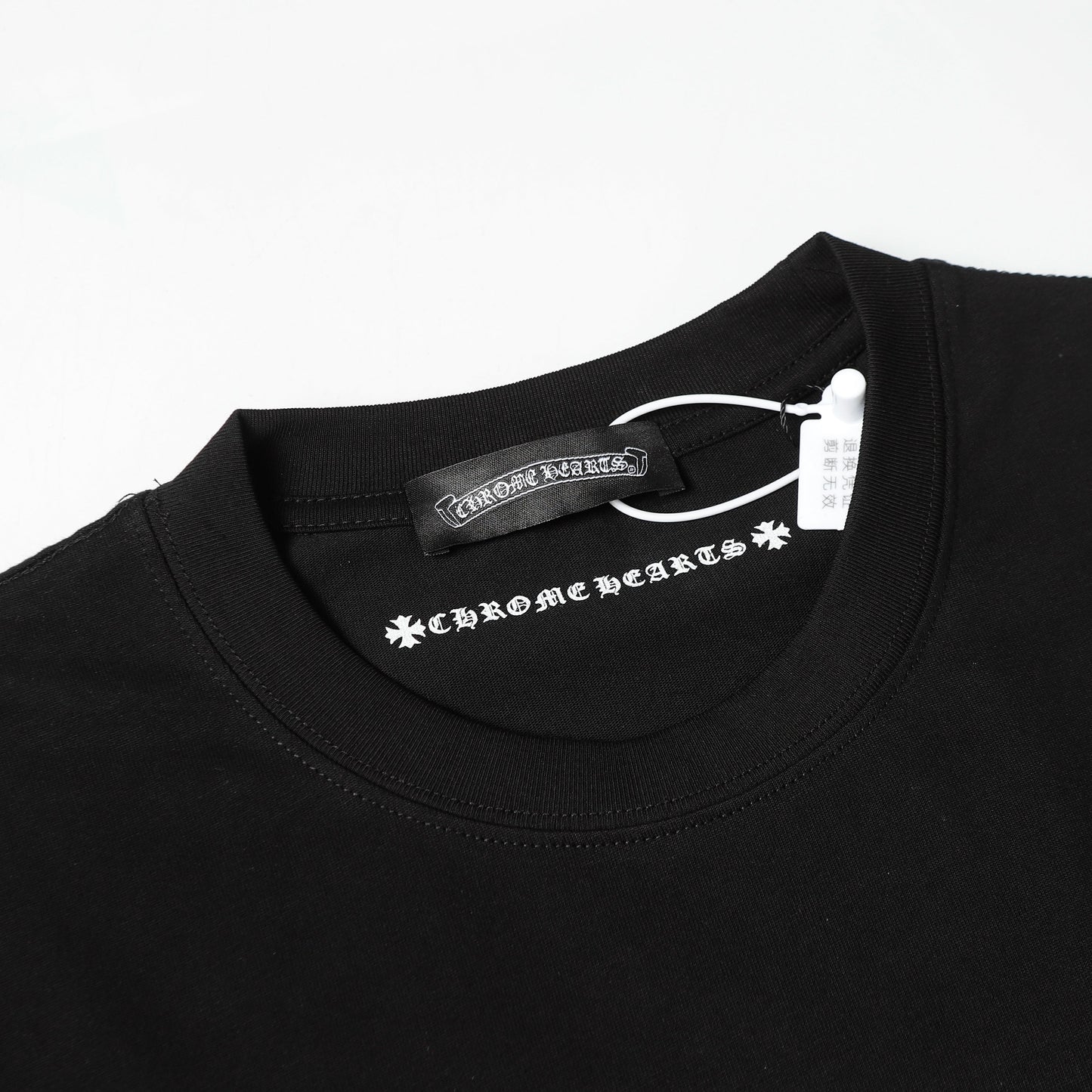 Chrome Hearts Cross & Horseshoe Print Round Neck T-Shirt 2270