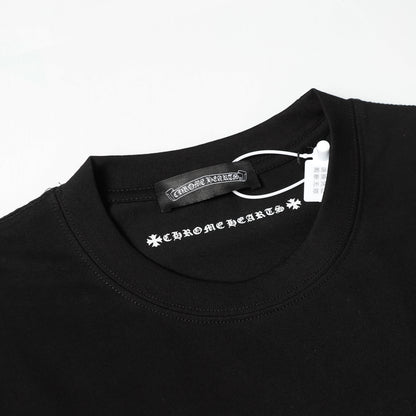 Chrome Hearts Cross & Horseshoe Print Round Neck T-Shirt 2270