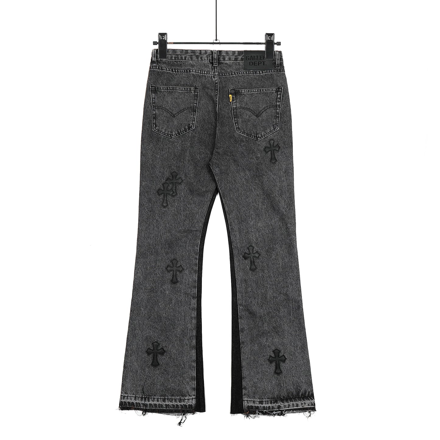 Chrome Hearts Gallery Dept Cross Patch Flare Denim Jeans