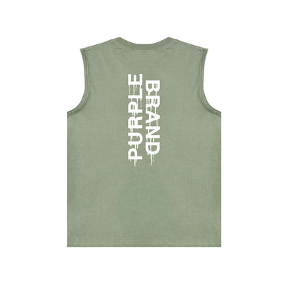 PURPLE-Purple  Sleeveless T-Shirt  BPUR110#