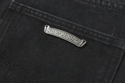 Chrome Hearts Cross Patch Denim Jeans 9981