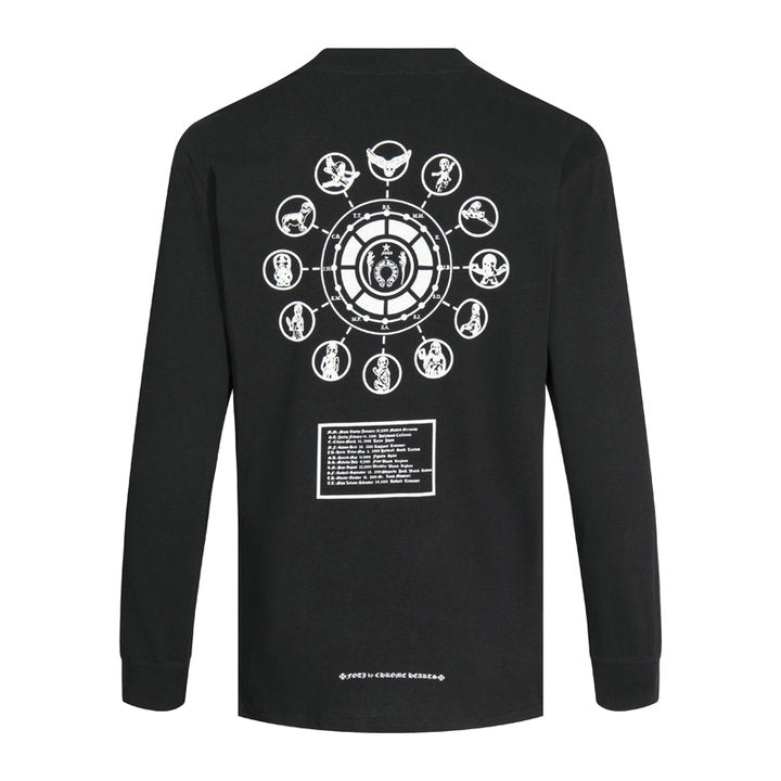 CH-Chrome Hearts Men's Long-Sleeve T-shirt Sweatshirt K8007