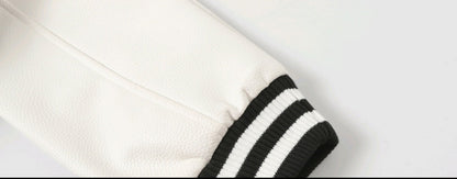 Chrome Hearts Black White Street Style Baseball Coat