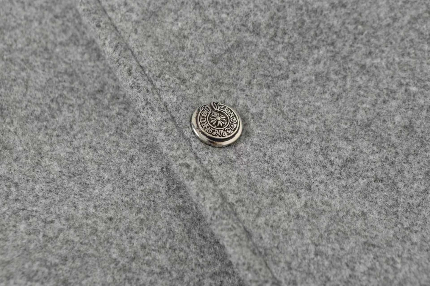 Chrome Hearts Multi Cross Varsity Jacket - Grey Black Street Jacket