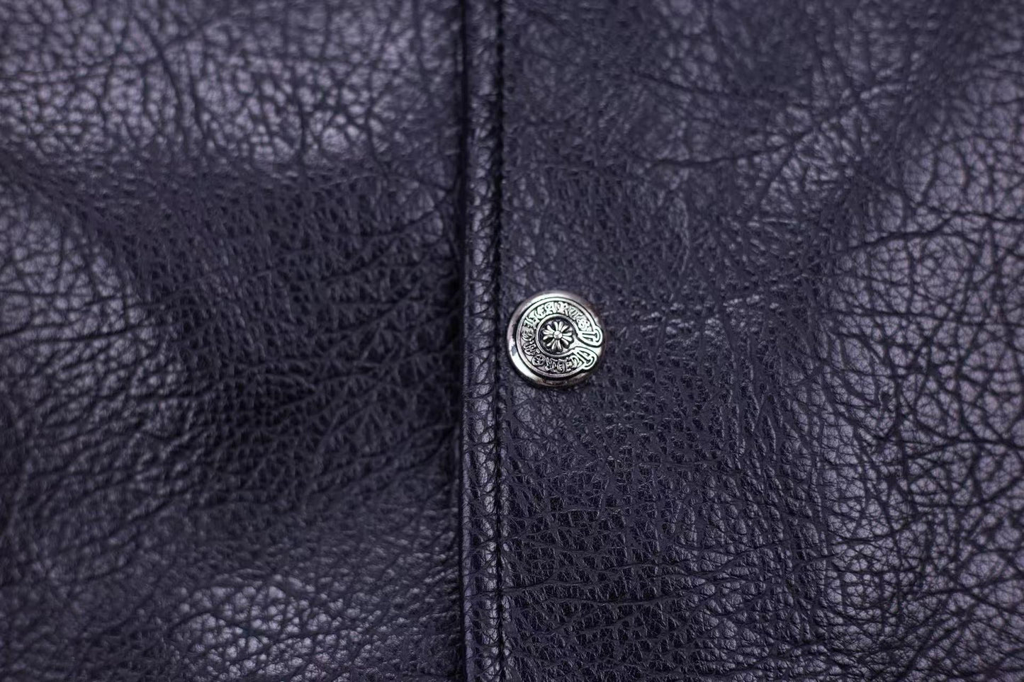 Chrome Hearts Embroidered Sleeve Varsity Jacket - Black Streetwear Coat