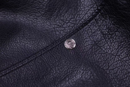 Chrome Hearts Embroidered Sleeve Varsity Jacket - Black Streetwear Coat