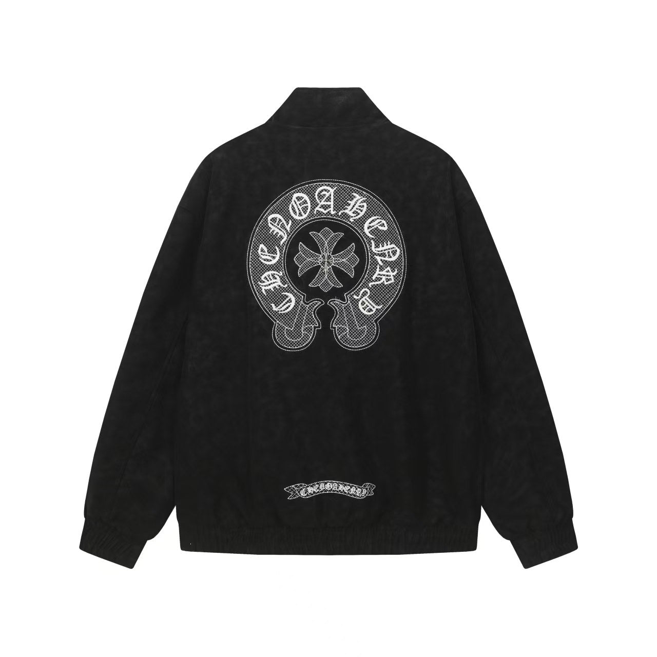 Chrome Hearts Horseshoe Cross Jacket - Black Street Embroidered Coat