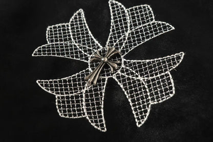 Chrome Hearts Horseshoe Cross Jacket - Black Street Embroidered Coat