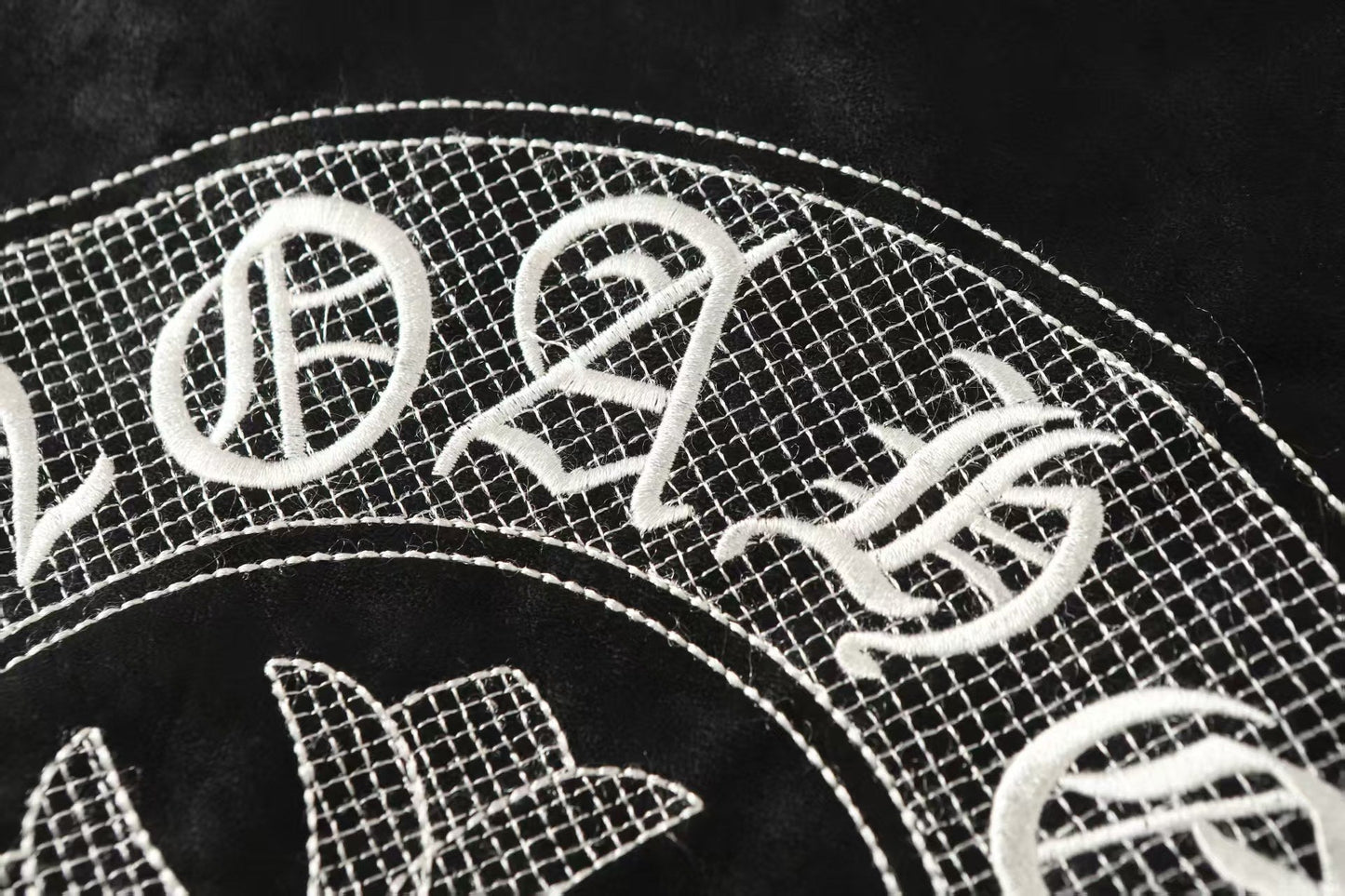 Chrome Hearts Horseshoe Cross Jacket - Black Street Embroidered Coat