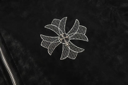 Chrome Hearts Horseshoe Cross Jacket - Black Street Embroidered Coat