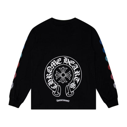 CH-Chrome Hearts Men's Long-Sleeve T-shirt Sweatshirt K8009