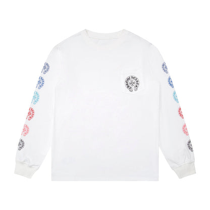 CH-Chrome Hearts Men's Long-Sleeve T-shirt Sweatshirt K8009