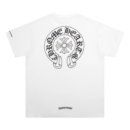 CH-Chrome Hearts Horse Shoe Logo Pocket T-Shirt K6013