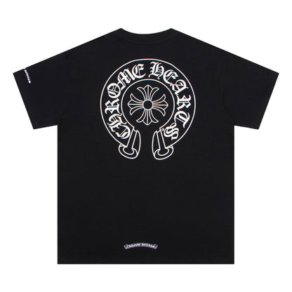 CH-Chrome Hearts Horse Shoe Logo Pocket T-Shirt K6013