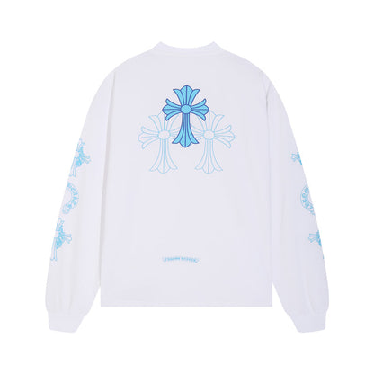 CH-Chrome Hearts Men's Long-Sleeve T-shirt Sweatshirt K8018