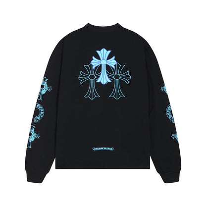 CH-Chrome Hearts Men's Long-Sleeve T-shirt Sweatshirt K8018