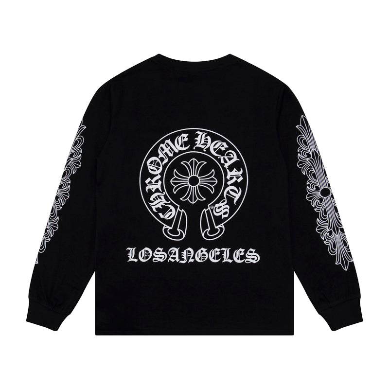 CH-Chrome Hearts Men's Long-Sleeve T-shirt Sweatshirt K8008